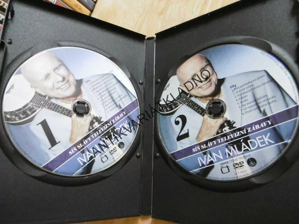 IVAN MLÁDEK ,SÍŇ TELEVIZNÍ ZÁBAVY, 2 XDVD HUDBA
