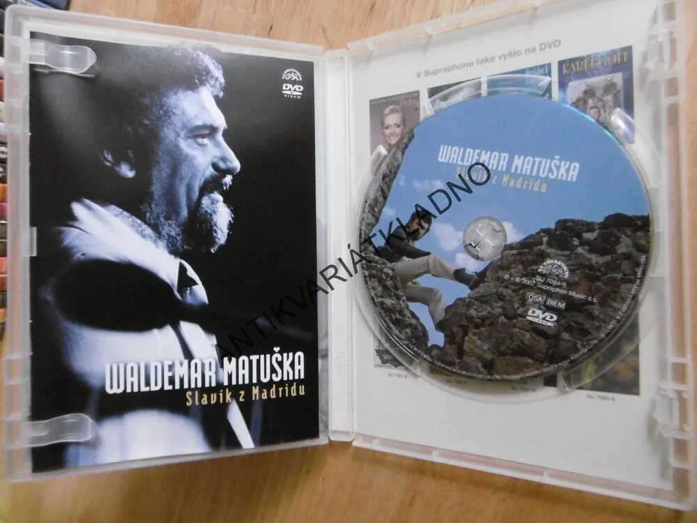 WALDEMAR MATUŠKA SLAVÍK Z MADRIDU, DVD FILM