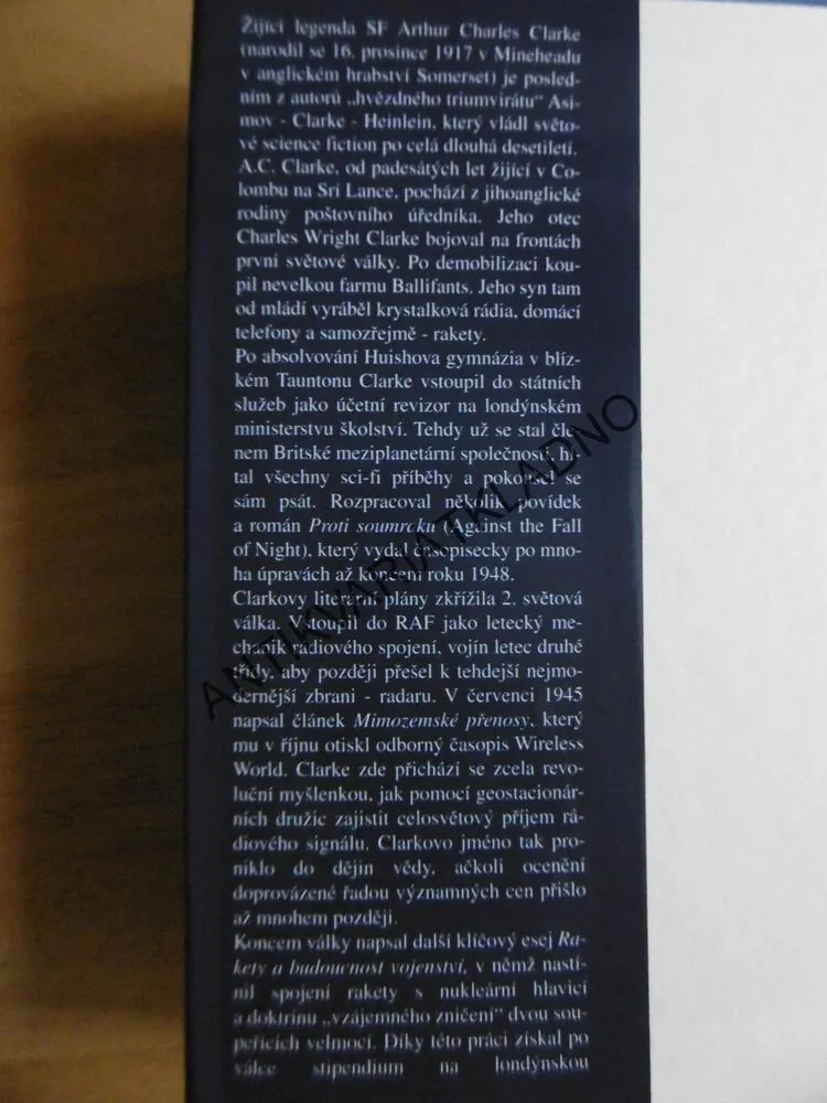 ZPĚV VZDÁLENÉ ZEMĚ, ARTHUR C.CLARKE