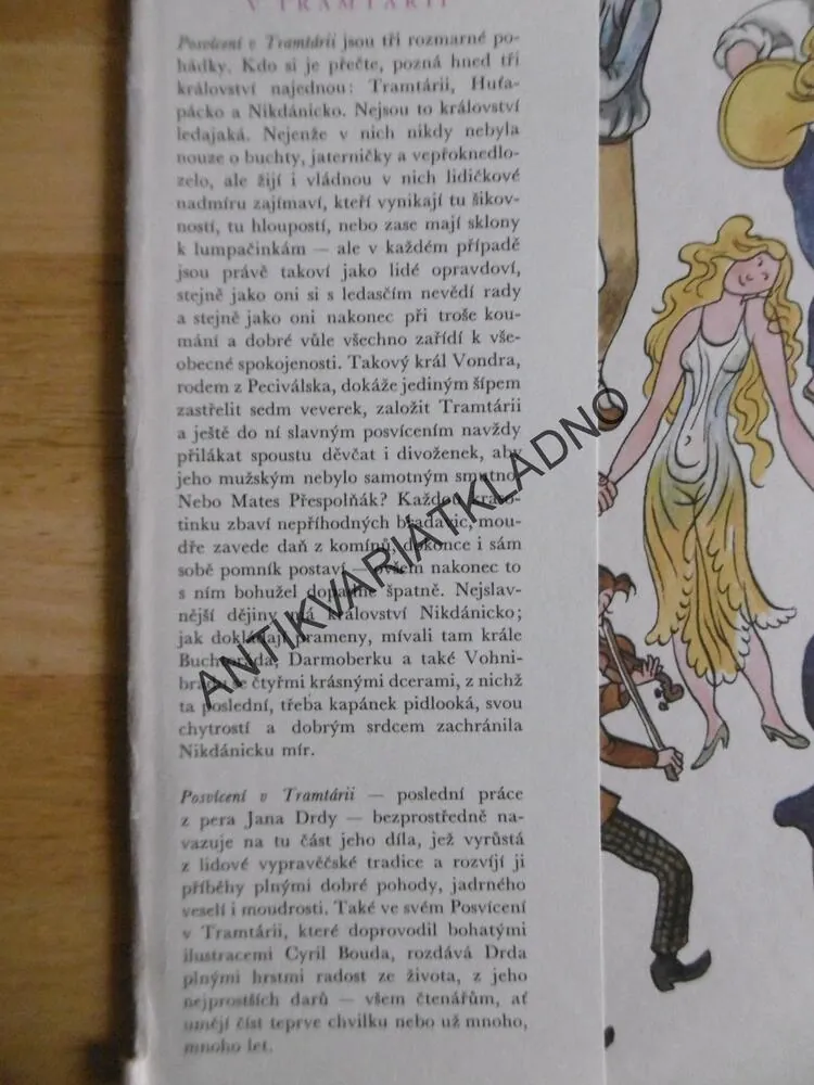 POSVÍCENÍ V TRAMTÁRII, JAN DRDA, CYRIL BOUDA,1972, **an