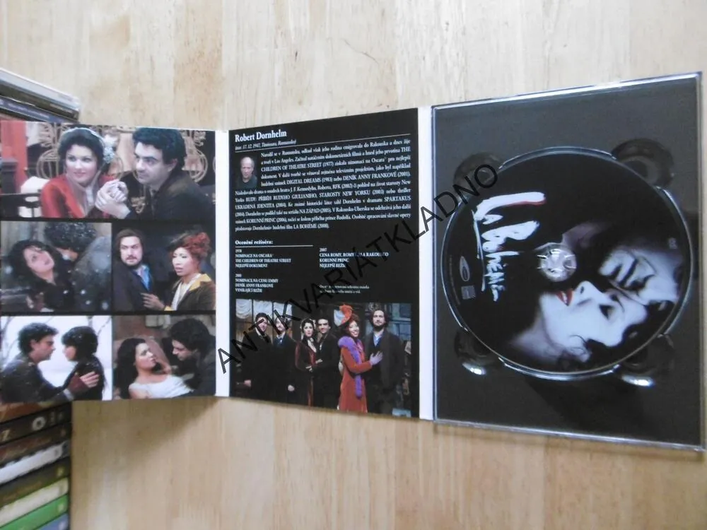 LA BOHÉME, FILMOVÁ OPERA, DVD HUDBA, FILM
