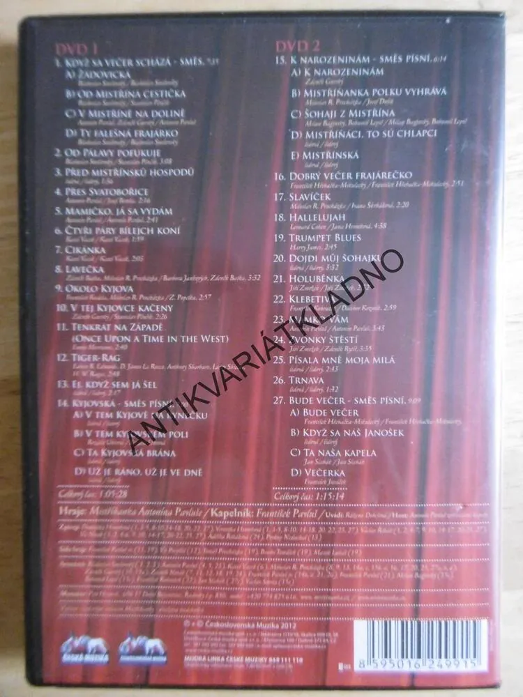 MISTŘÍŇANKA, KONCERT 46. LET 2 X ,DVD HUDBA