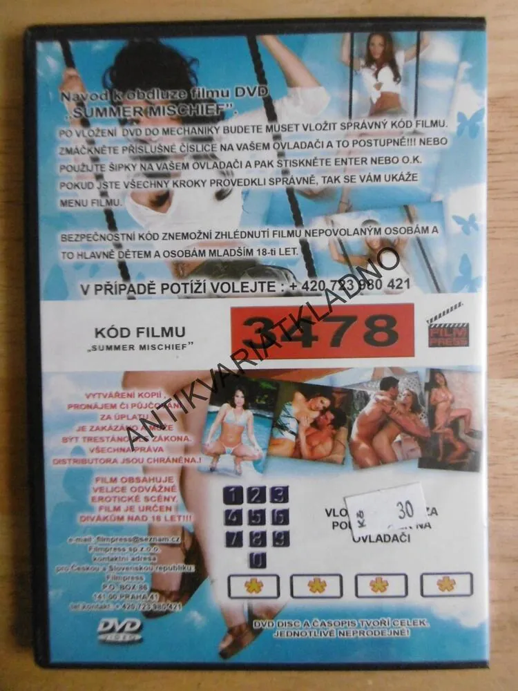 SUMMER MISCHIEF, DVD FILM