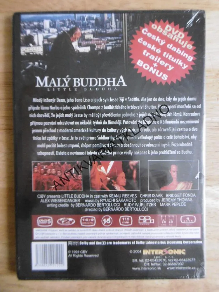 MALÝ BUDDHA, DVD FILM
