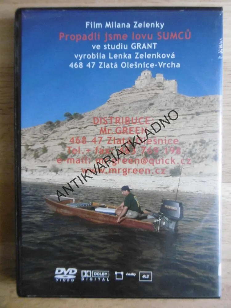PROPADLI JSME LOVU SUMCŮ, MILAN ZELENKA, DVD FILM