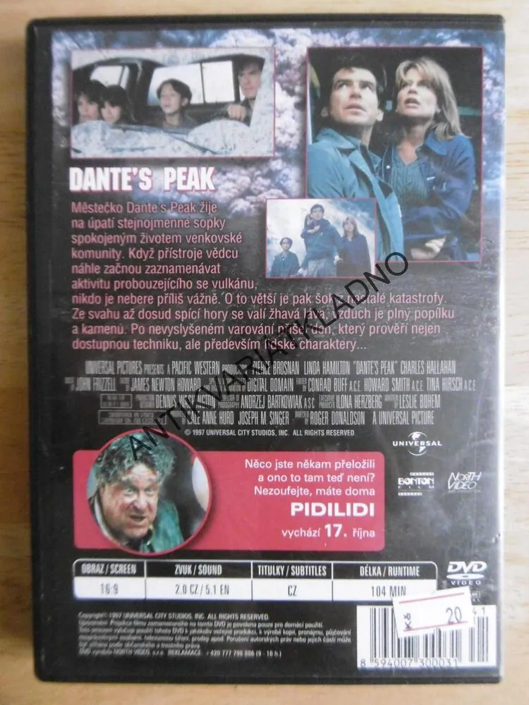 ROZPOUTANÉ PEKLO, PIERCE BROSNAN, LINDA HAMILTON, DVD FILM