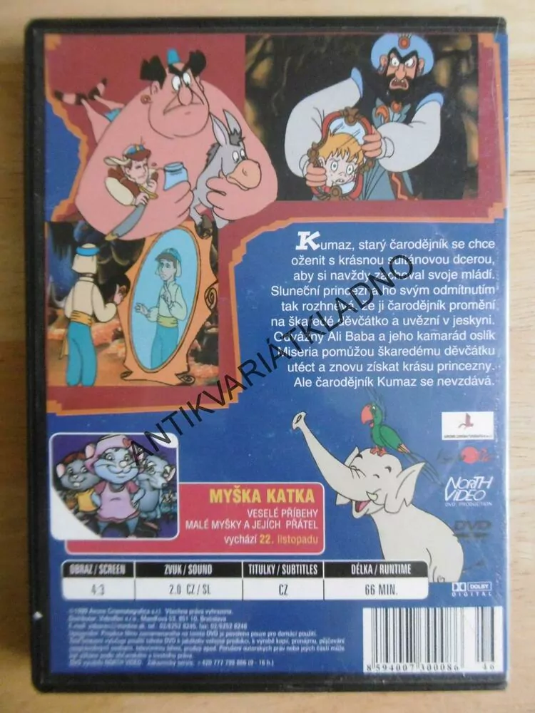 ALI BABA, SLUNEČNÍ PIRÁTI, DVD FILM