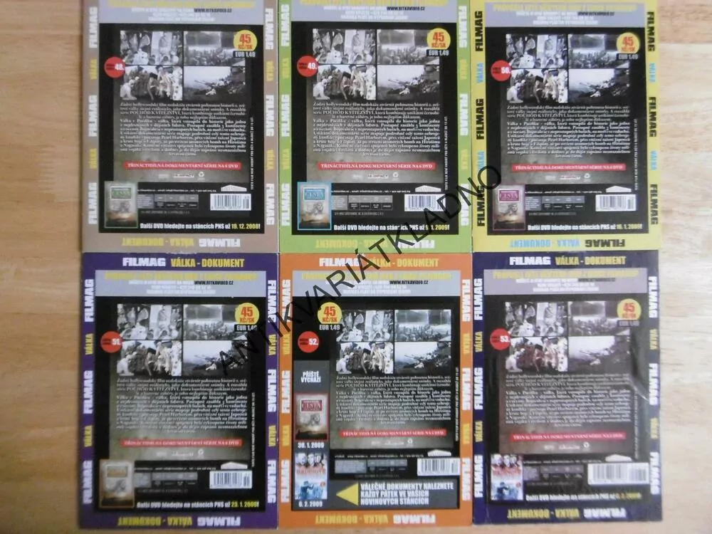 CESTA DO TOKIA, POCHOD K VÍTĚZSTVÍ, 1-6., DOKUMENT DVD FILM 2.SVĚT.VÁLKA,