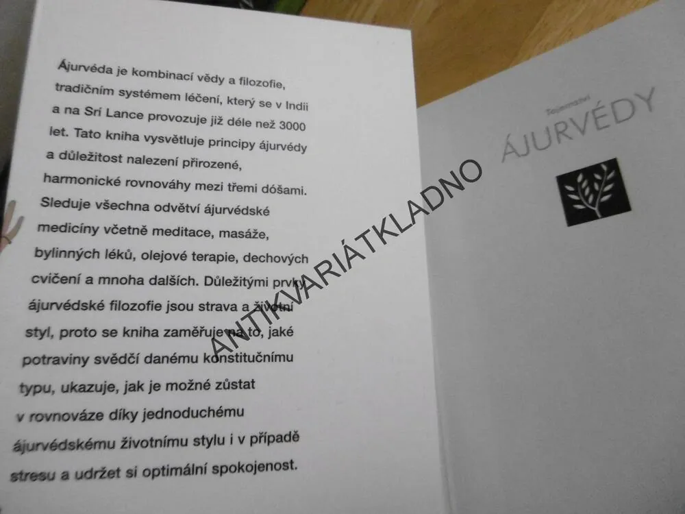 TAJEMSTVÍ ÁJURVÉDY, GOPI WARRIER, VERMA, SULLIVANOVÁ, ÁJURVÉDA