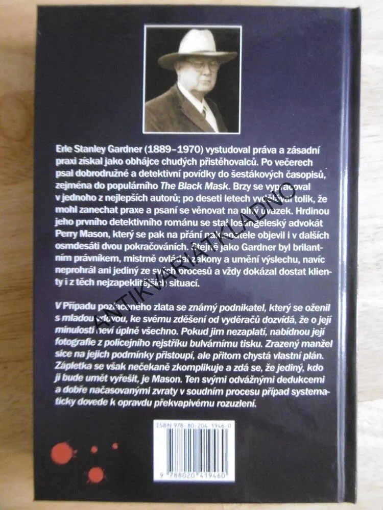 PŘÍPAD POZLACENÉHO ZLATA, E.S. GARDNER, **an