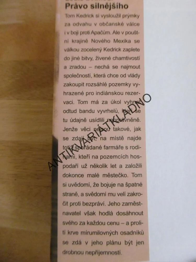 PRÁVO SILNĚJŠÍHO, LOUIS L´AMOUR,