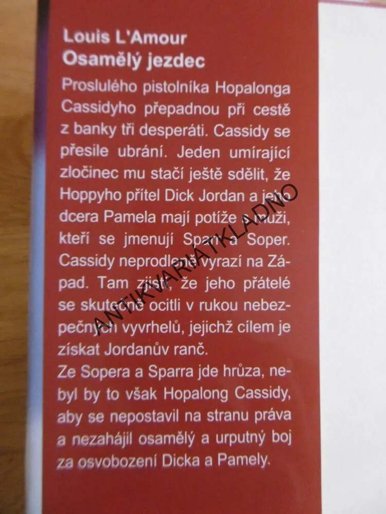 OSAMĚLÝ JEZDEC, LOUIS L´AMOUR,