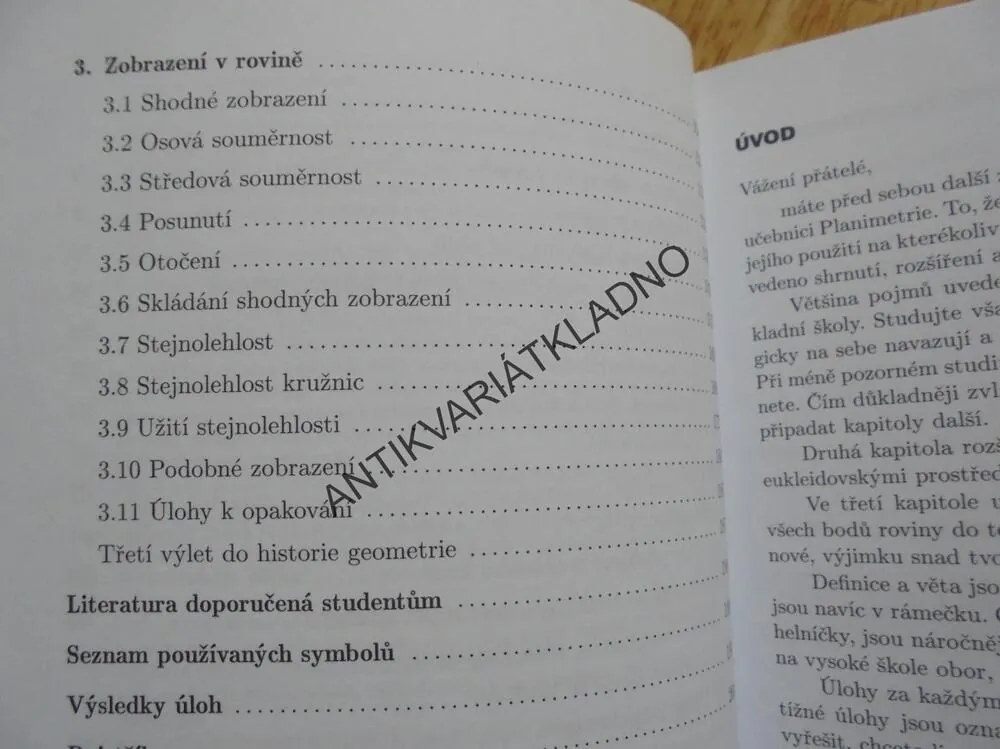 MATEMATIKA PRO GYMNÁZIA, PLANIMETRIE, POMYKALOVÁ, 