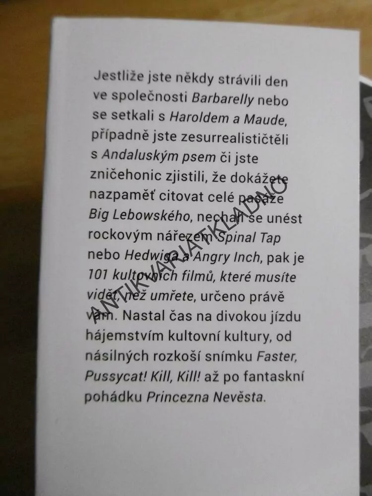 101 KULTOVNÍCH FILMŮ, KTERÉ MUSÍTE VIDĚT, NEŽ UMŘETE, STEVEN JAY SCHNEIDER,