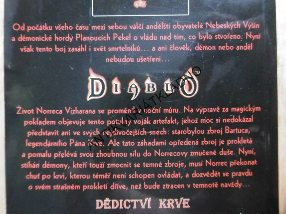 DIABLO, DĚDICTVÍ KRVE, RICHARD A.KNAAK, **an