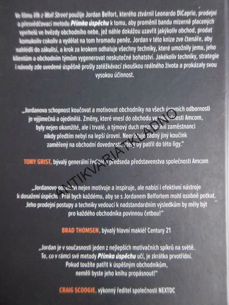 CESTA VLKA, JORDAN BELFORT, 