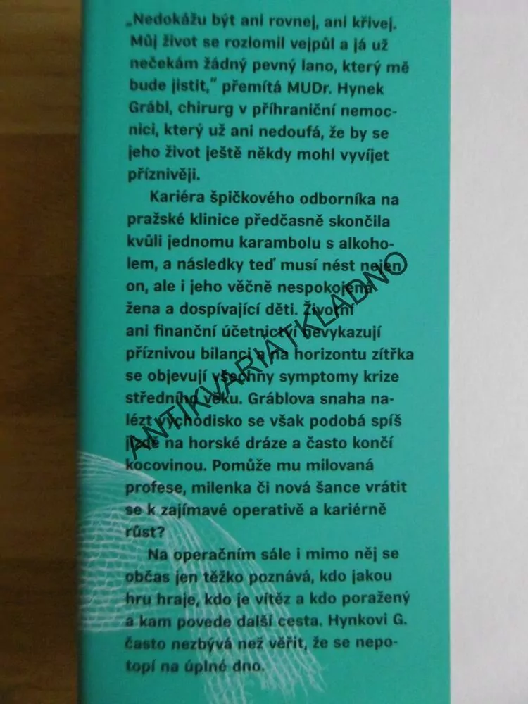 CHIRURG, PETRA DVOŘÁKOVÁ
