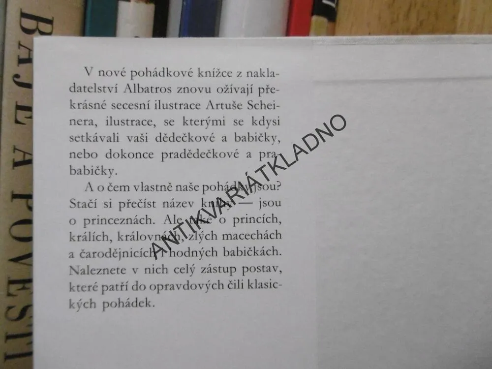 POHÁDKY O PRINCEZNÁCH, VÁCLAV ŘÍHA, ARTUŠ SCHEINER