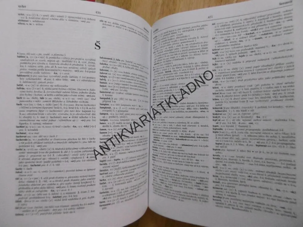 SLOVNÍK SPISOVNÉ ČEŠTINY PRO ŠKOLU A VEŘEJNOST, 1998, **an