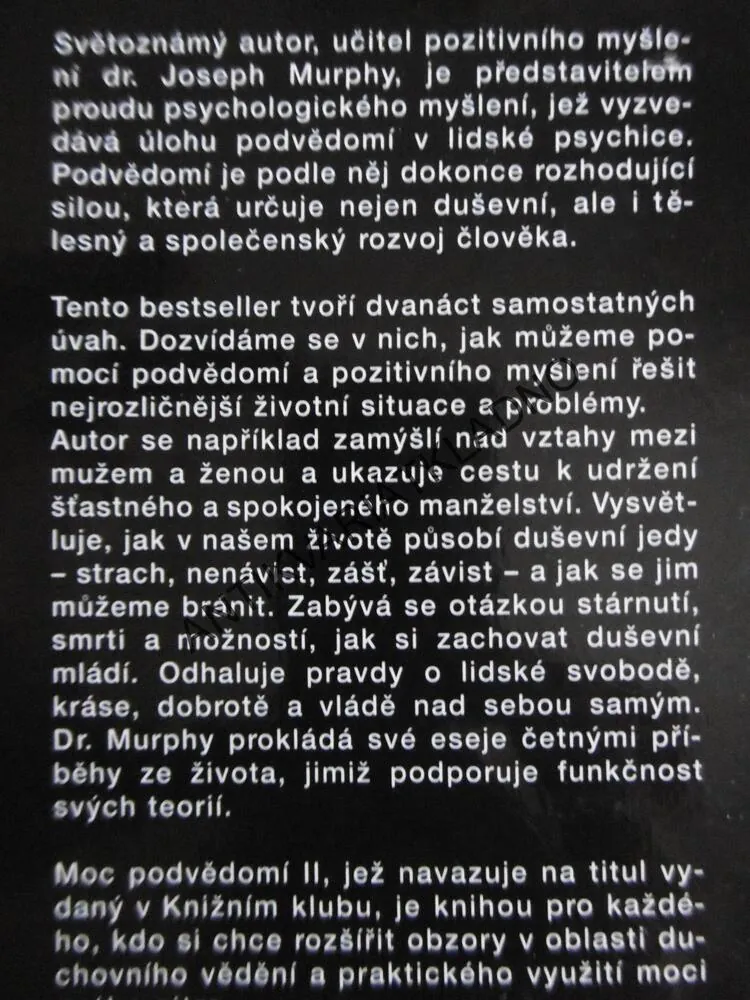 MOC PODVĚDOMÍ 2., JOSEPH MURPHY, **an