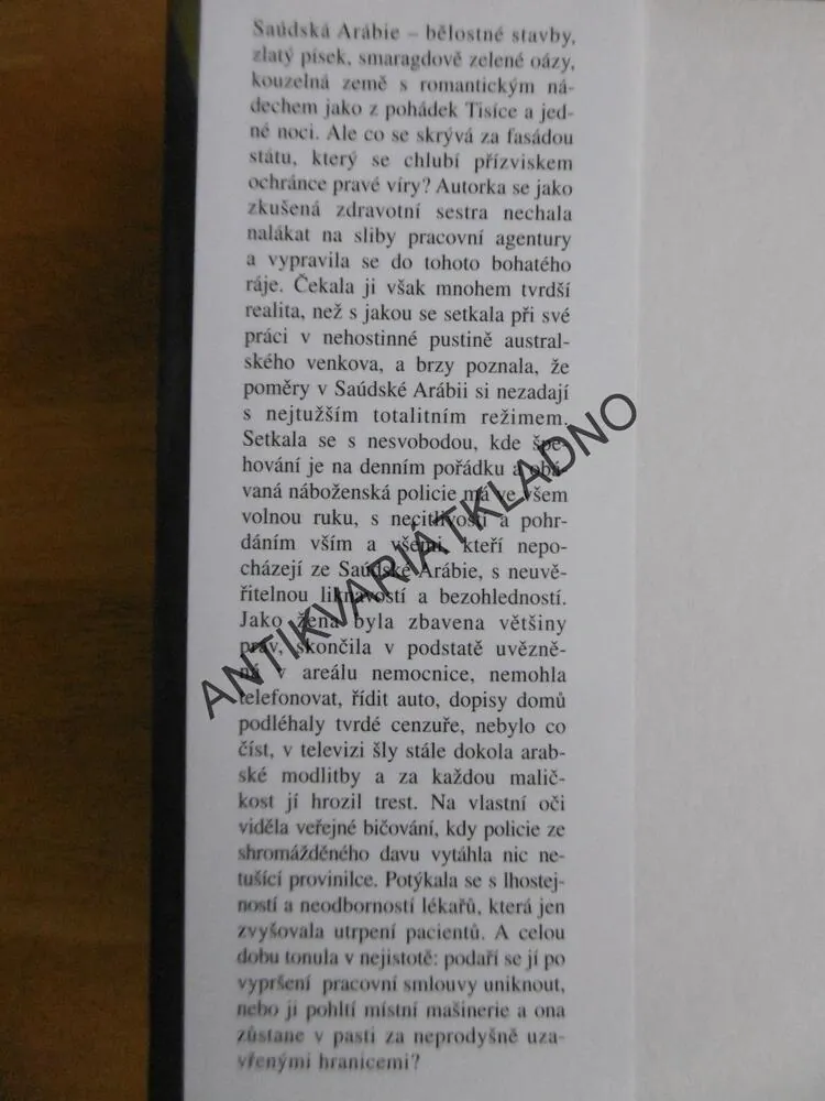 ZA ZÁVOJEM, V PASTI SAÚDSKOARABSKÉHO RÁJE, LYDIA LAUBEOVÁ