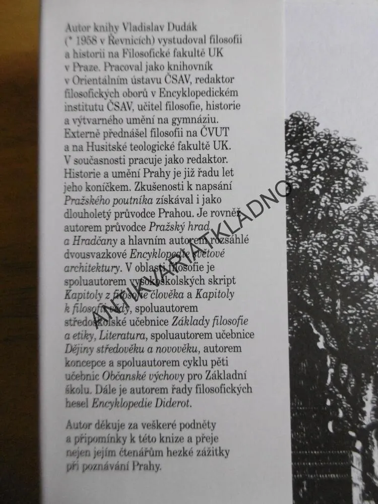 PRAŽSKÝ POUTNÍK ANEB PRAHOU ZE VŠECH STRAN, VLADISLAV DUDÁK,