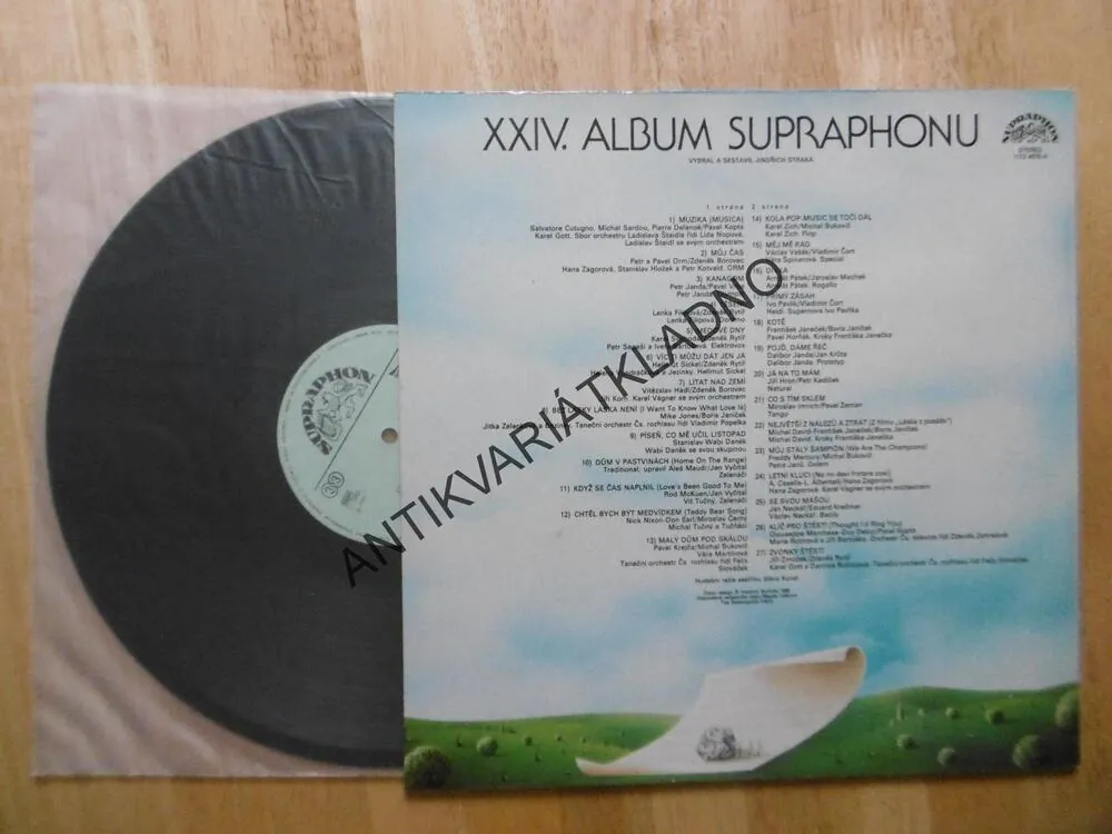 XXIV. ALBUM SUPRAPHONU, KAREL GOTT, VONDRÁČKOVÁ, ZAGOROVÁ, FILIPOVÁ, TUČNÝ, AJ.
