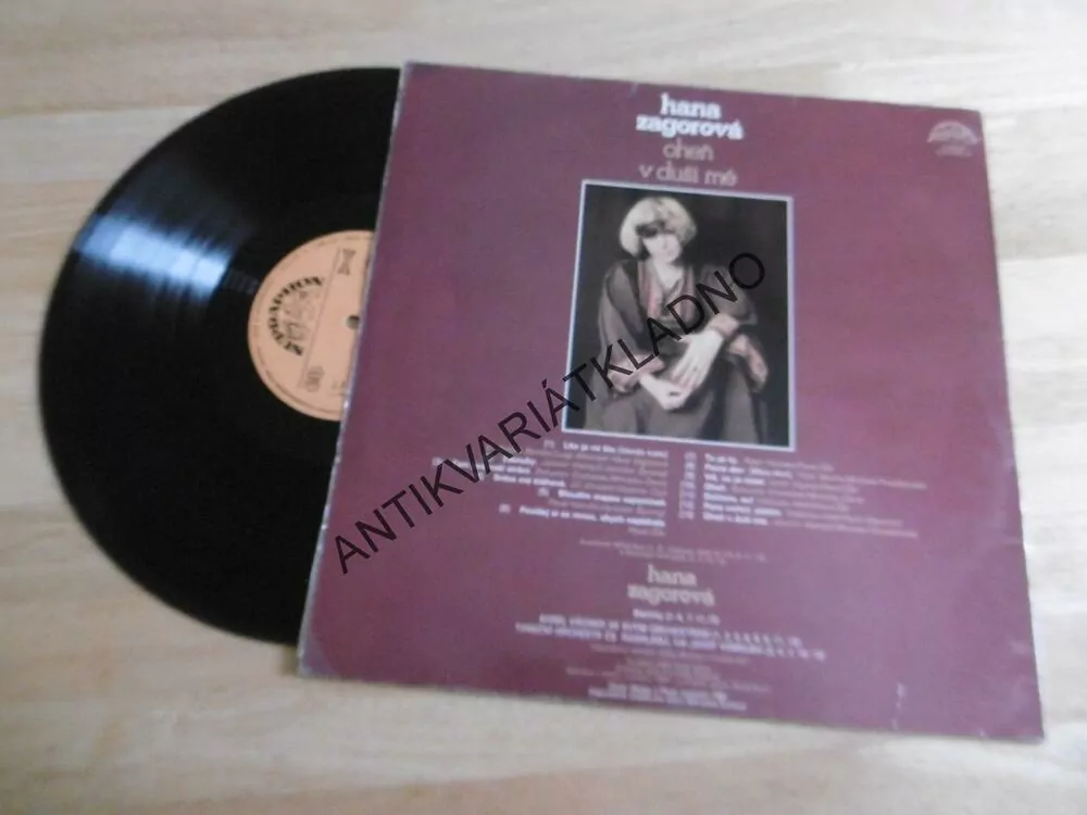 HANA ZAGOROVÁ - AUTOGRAM, OHEŇ V DUŠI MÉ