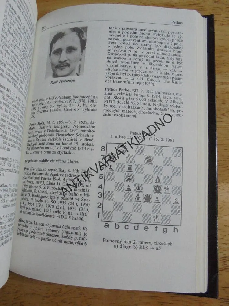 MALÁ ENCYKLOPEDIE ŠACHU, VESELÝ, KALENDOVSKÝ,ŠACHY, **an