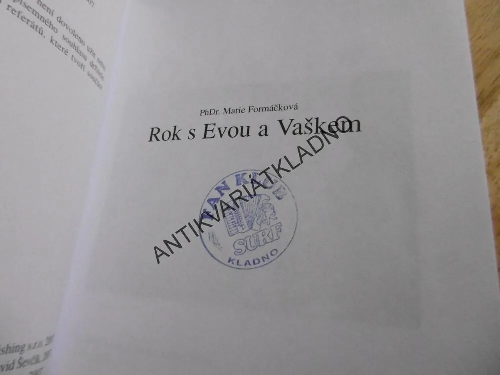 ROK S EVOU A VAŠKEM, EVA A VAŠEK- AUTOGRAM, 2007, **an