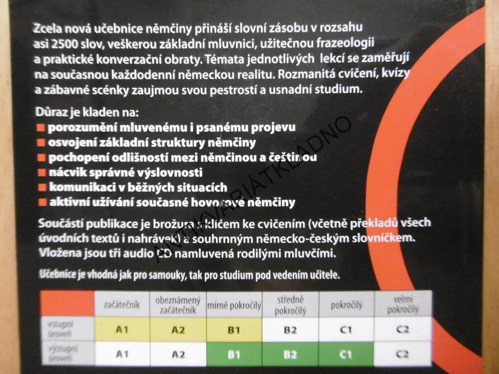 NĚMČINA NEJEN PRO SAMOUKY, + SLOVNÍK + 3 CD, NĚMECKY