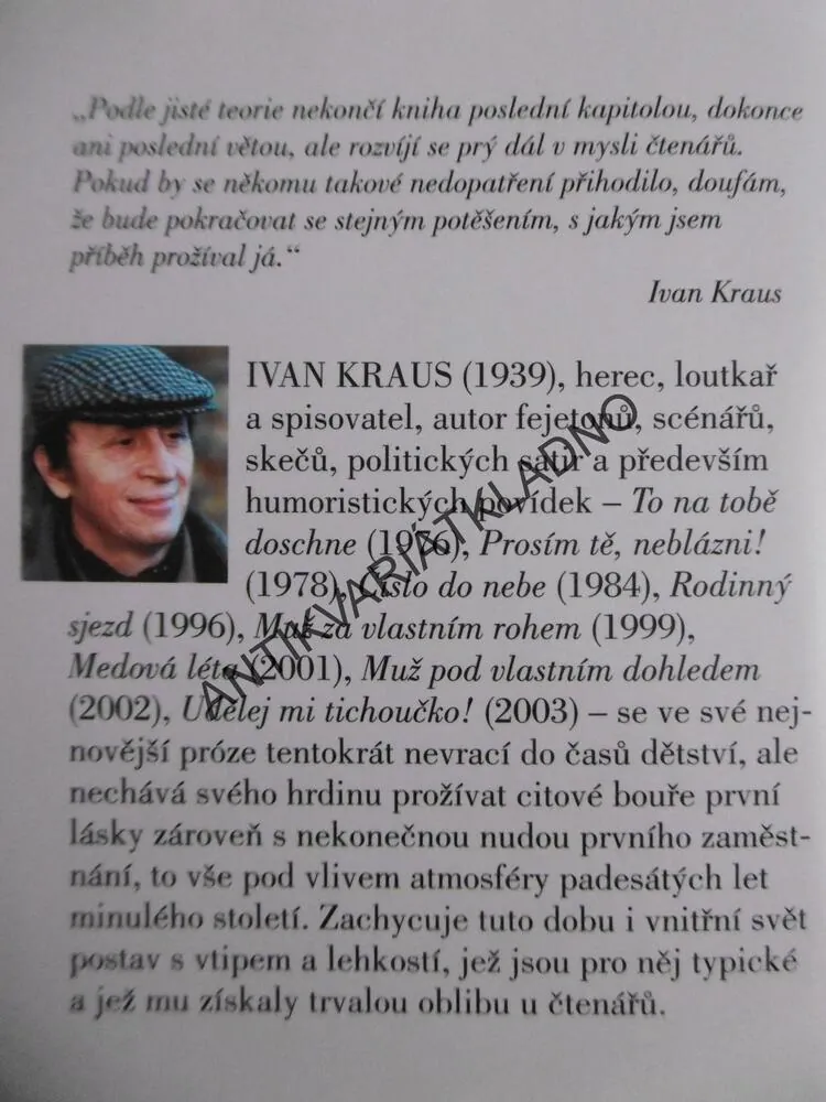 KDYBYS NEBYLA, VYMYSLÍM SI TĚ, IVAN KRAUS, ADOLF BORN,