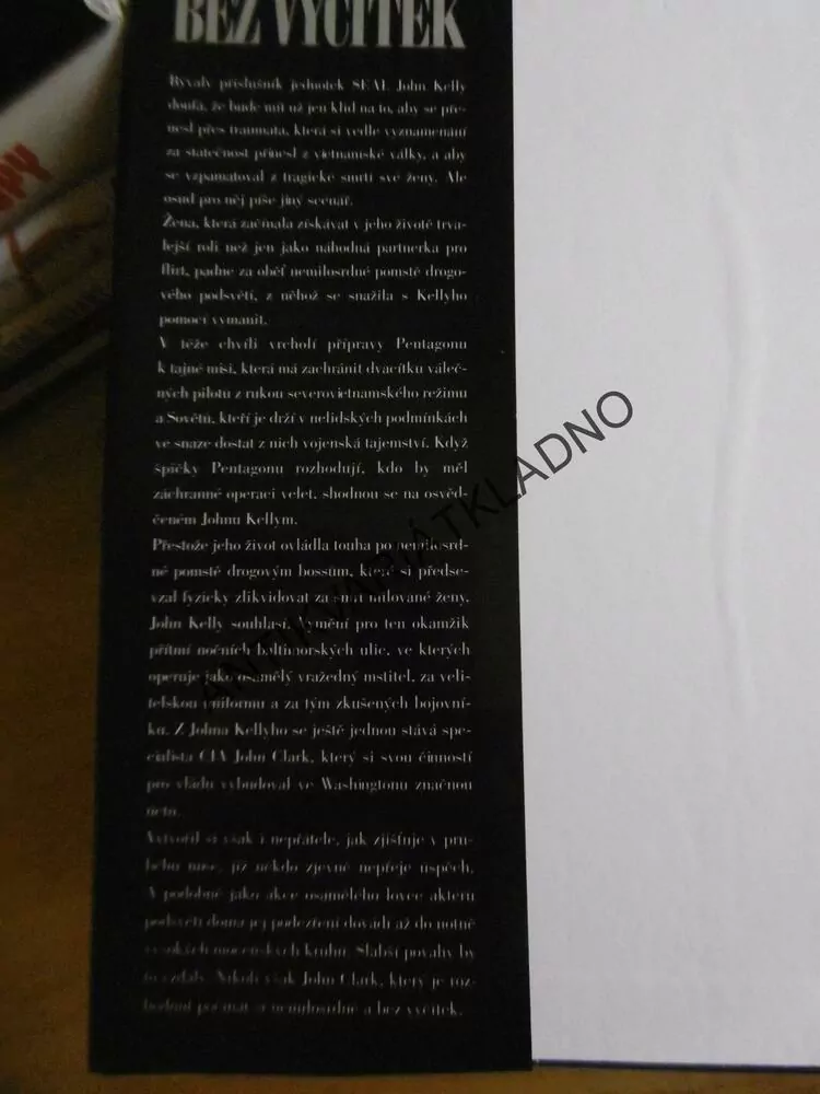 BEZ VÝČITEK, TOM CLANCY, **an