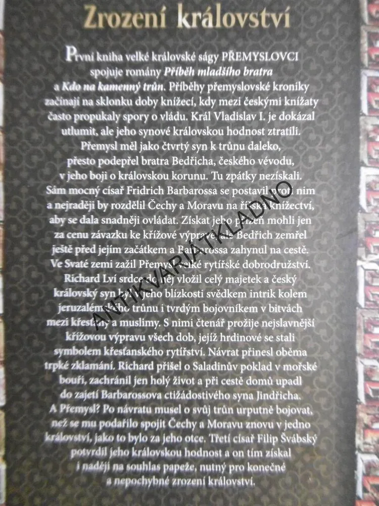 ZROZENÍ KRÁLOVSTVÍ, LUDMILA VAŇKOVÁ, **an