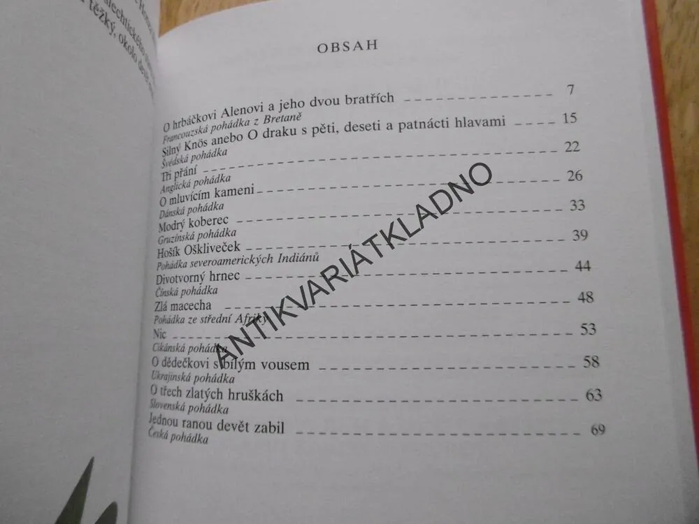 ZA POHÁDKOU KOLEM SVĚTA, V. KOCOUREK, HELENA ZMATLÍKOVÁ, **an