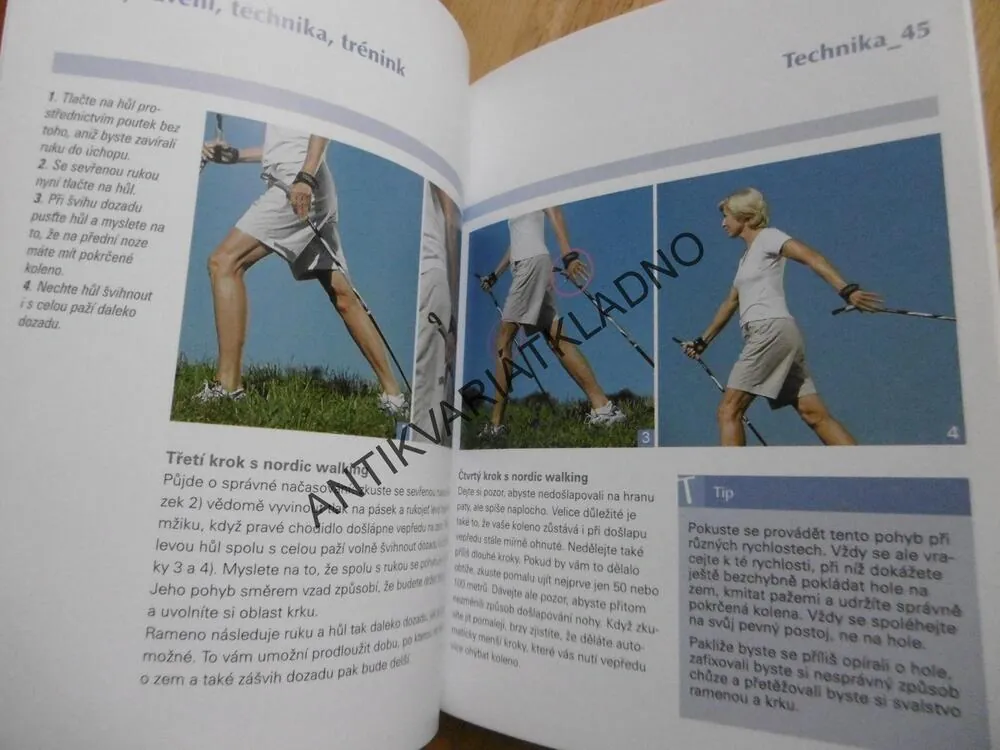 NORDIC WALKING PRO ZDRAVÍ, SPORT, CHŮZE, CVIČENÍ, **an