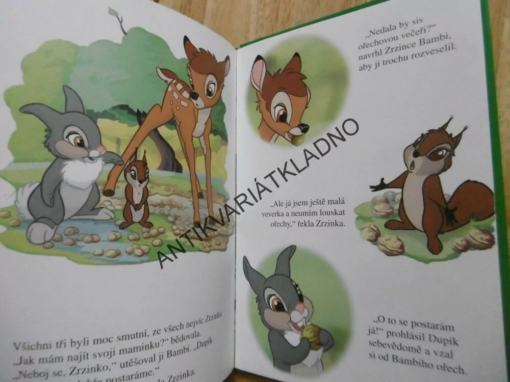 BAMBI A ZTRACENÁ VEVERKA, WALT DISNEY, **an