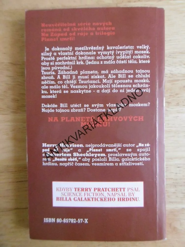 BILL, GALAKTICKÝ HRDINA, NA PLANETĚ LAHVOVÝCH MOZKŮ, HARRY HARRISON