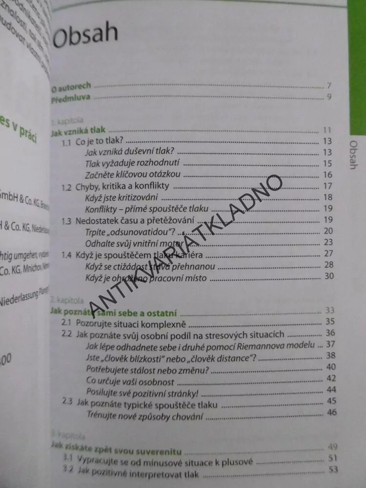 JAK ÚSPĚŠNĚ ZVLÁDNOUT TLAK A STRES V PRÁCI, F.JOHN, PORADCE PRO PRAXI
