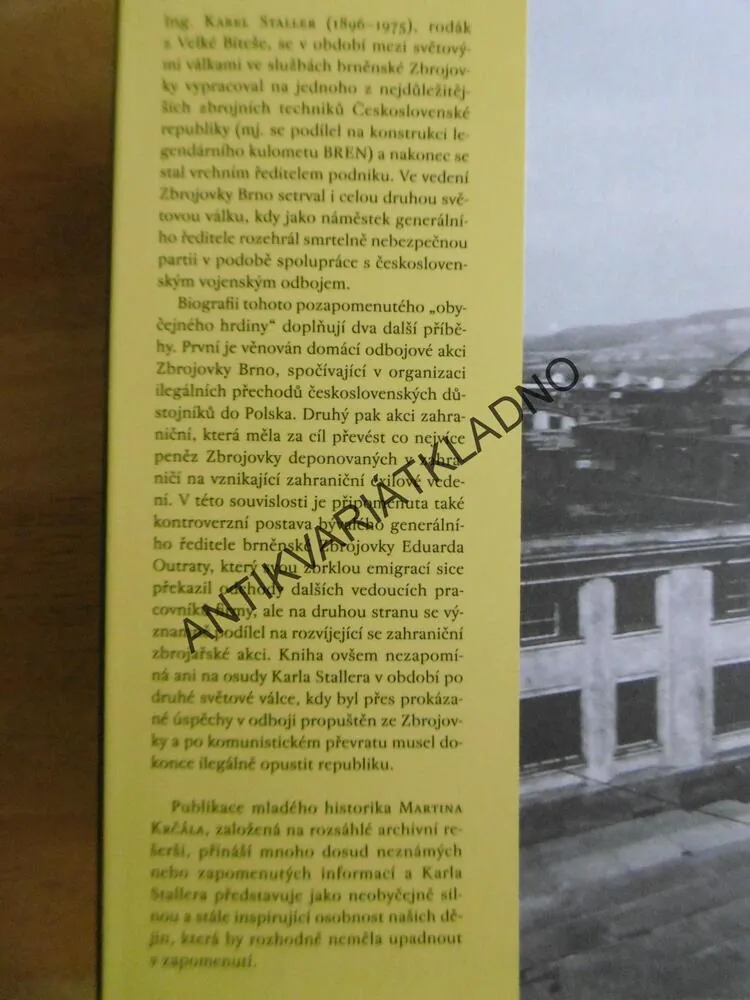 KAREL STALLER, ŽIVOT S DVOJÍ TVÁŘÍ, MARTIN KRČÁL