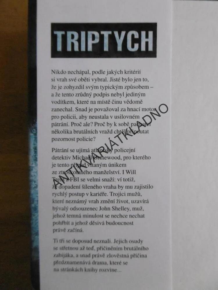 TRIPTYCH, KARIN SLAUGHTER, **an