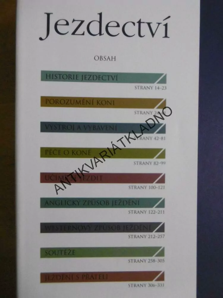 JEZDECTVÍ, VELKÝ ILUSTROVANÝ PRŮVODCE. MOIRA C.HARRISOVA, LIS CLEGGOVÁ