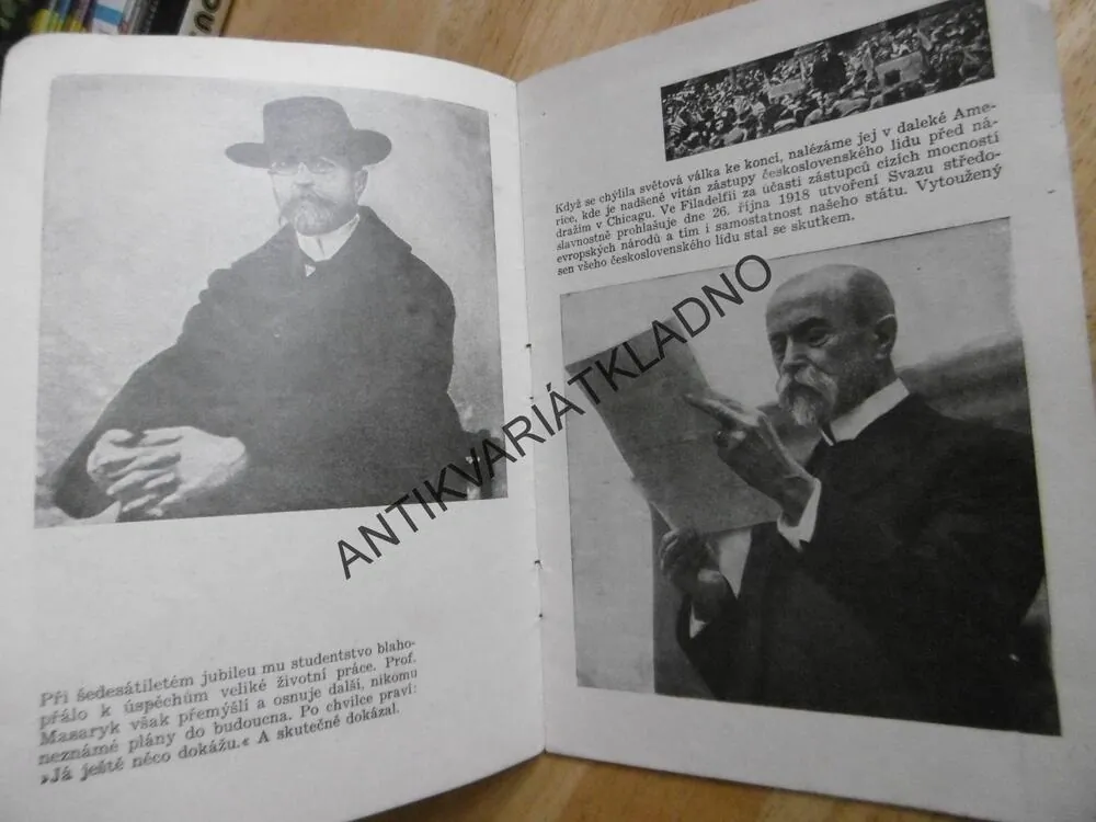 T.G. MASARYK, TGM, BIOGRAFIE, HUSTOPEČE, PRESIDENT