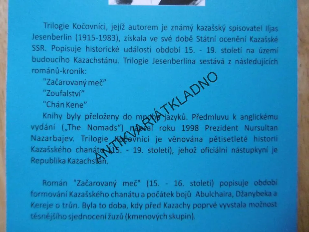 KOČOVNÍCI 1-2, ILJAS JESENBERLIN, ZAČAROVANÝ MEČ, ZOUFALSTVÍ