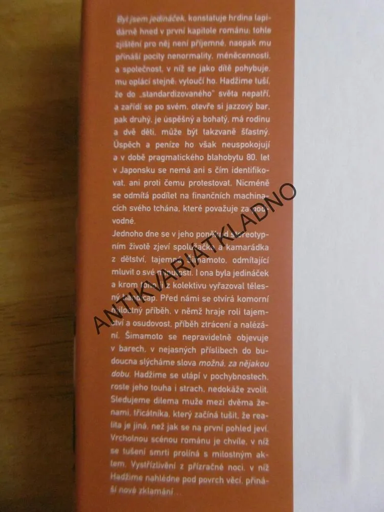 NA JIH OD HRANIC, NA ZÁPAD OD SLUNCE, HARUKI MURAKAMI, **an