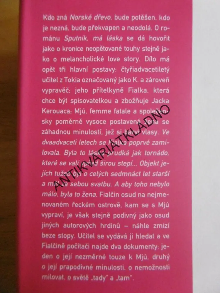 SPUTNIK, MÁ LÁSKA, HARUKI MURAKAMI,
