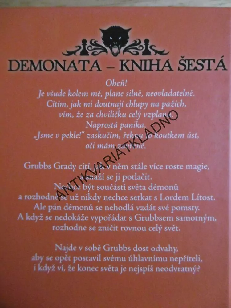 DÉMONI APOKALYPSY, DARREN SHAN, KNIHA 6. DEMONATA, **an