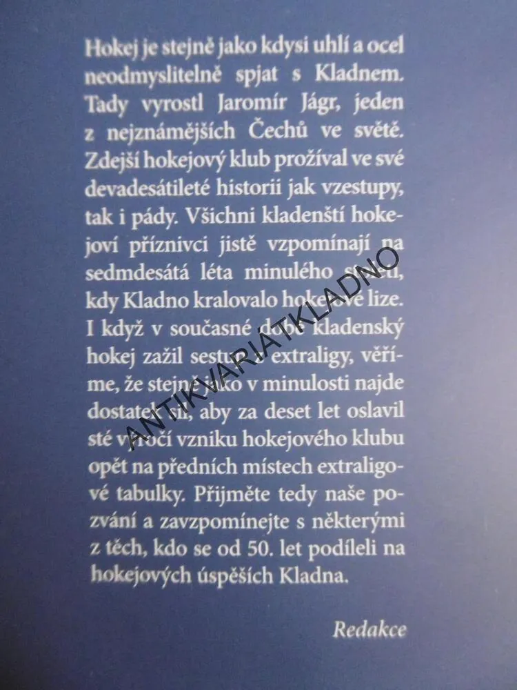 KRÁLOVÉ LEDU KLADENSKÉHO, HOKEJOVÉ LEGENDY VZPOMÍNAJÍ... JIŘÍ ŠTĚPÁNEK, **an
