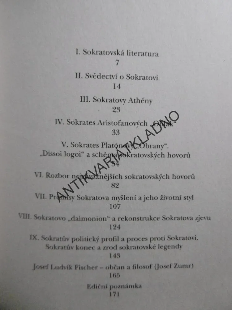 PŘÍPAD SOKRATES, J.L. FISCHER,
