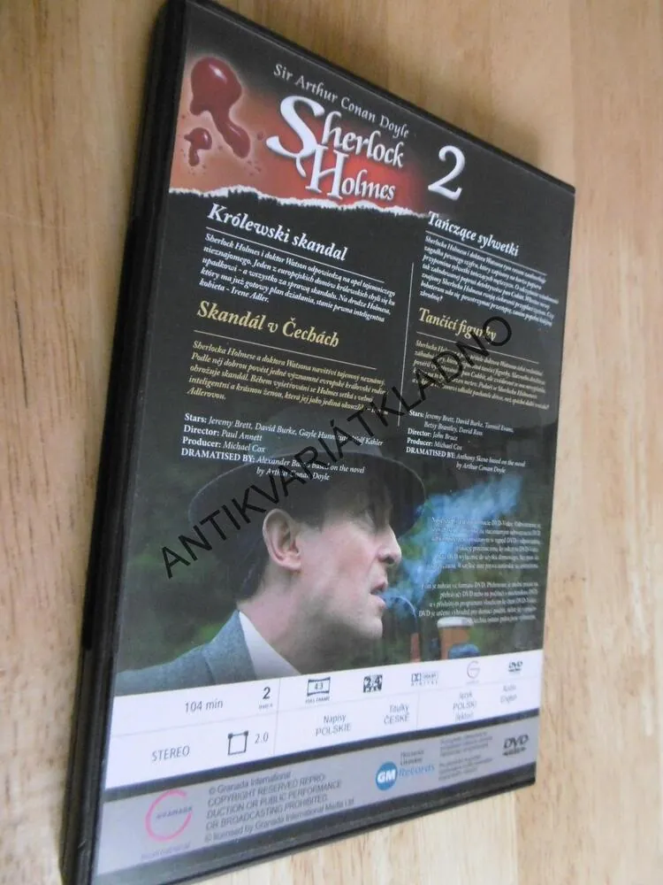 SHERLOCK HOLMES, 2., CONAN DOYLE, DVD FILM